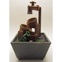 Newport Coast - Country Bucket LED Fountain (Resin) New in Box  648320070923  153116134232